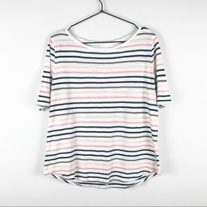 LOFT Striped Cotton Tee
